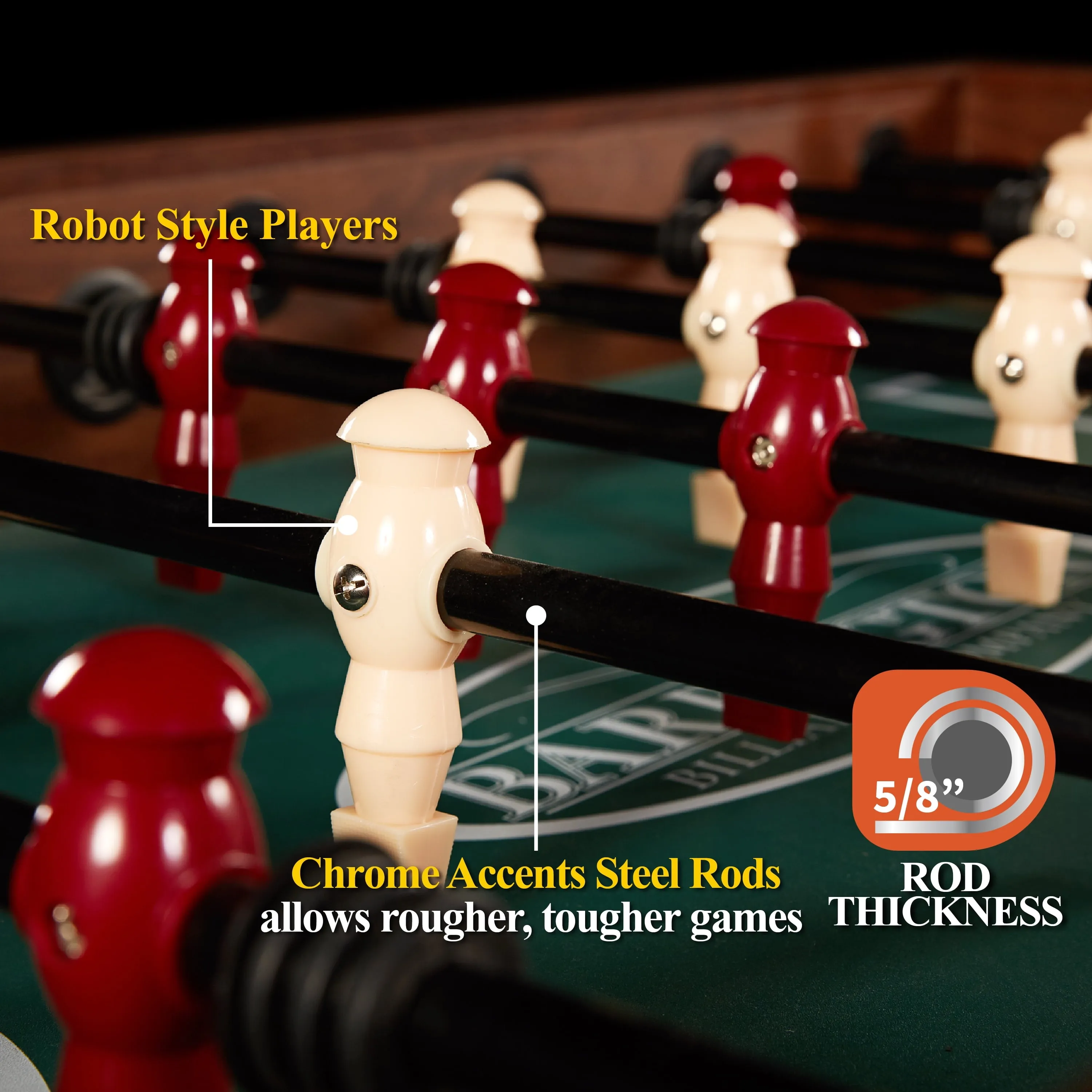 54" Foosball Soccer Table, Furniture Style, by  Company
