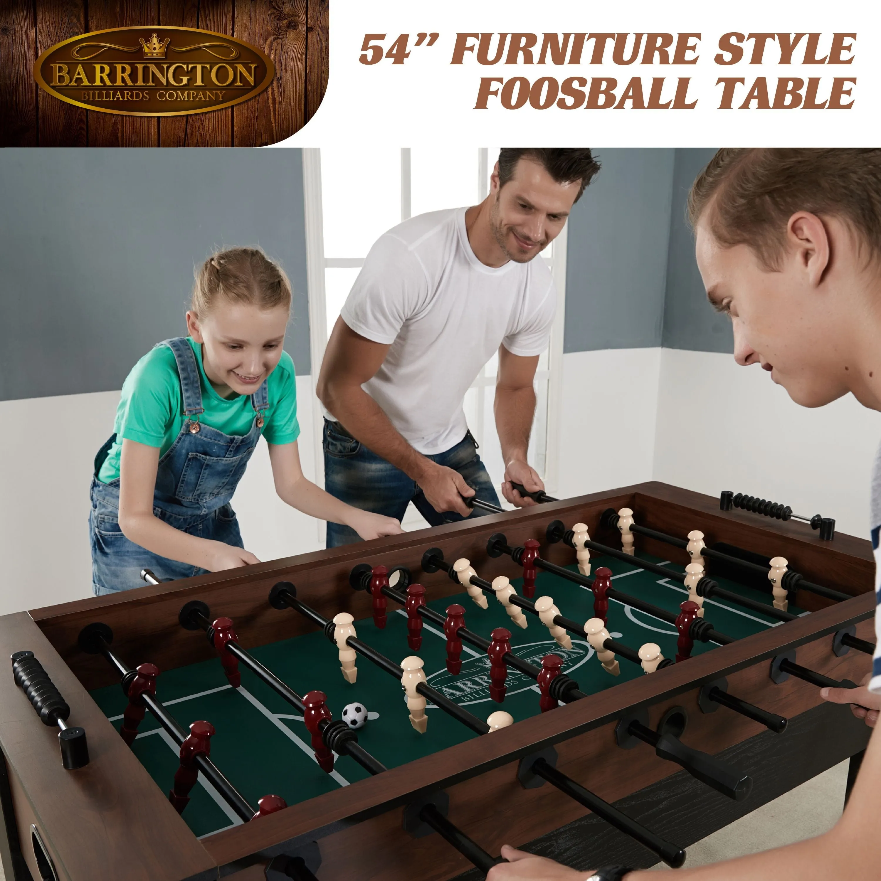 54" Foosball Soccer Table, Furniture Style, by  Company