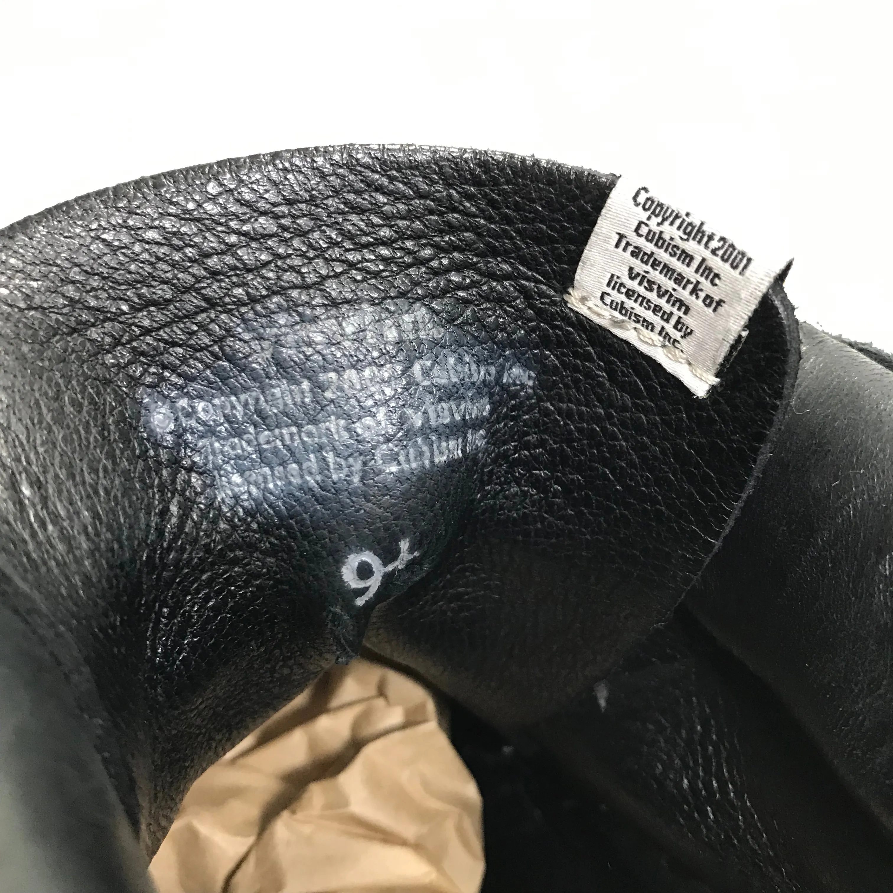 [9.5] Visvim FBT Shaman Folk Black Suede Black
