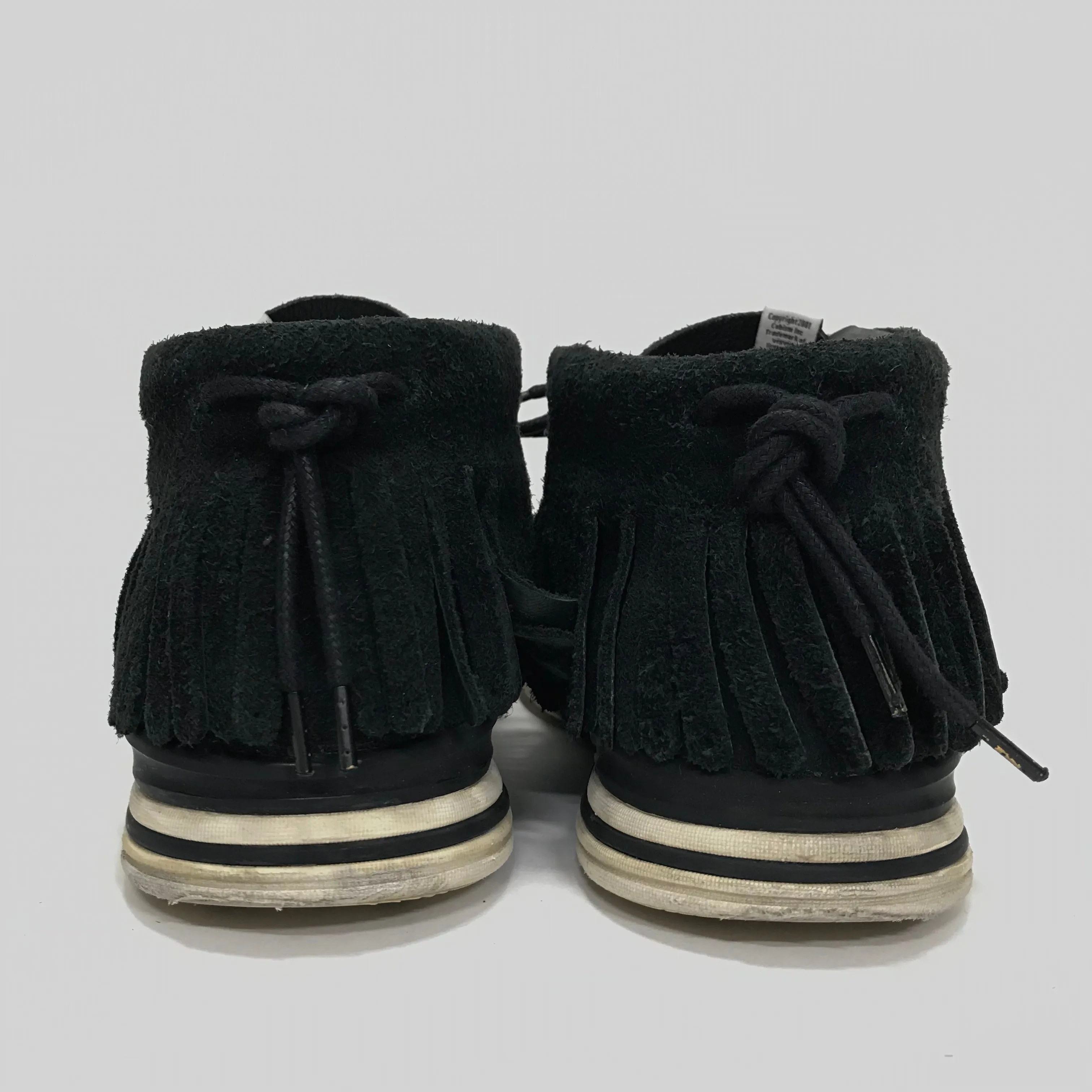 [9.5] Visvim FBT Shaman Folk Black Suede Black
