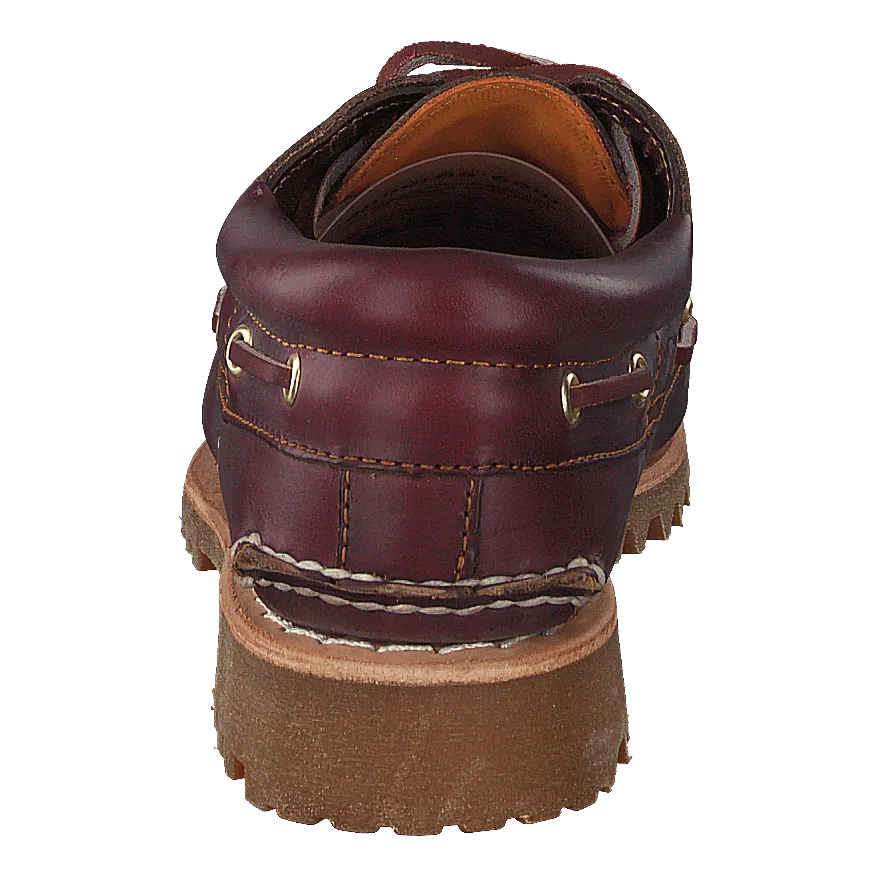 Authentics 3 Eye Classic Burgundy Pull Up