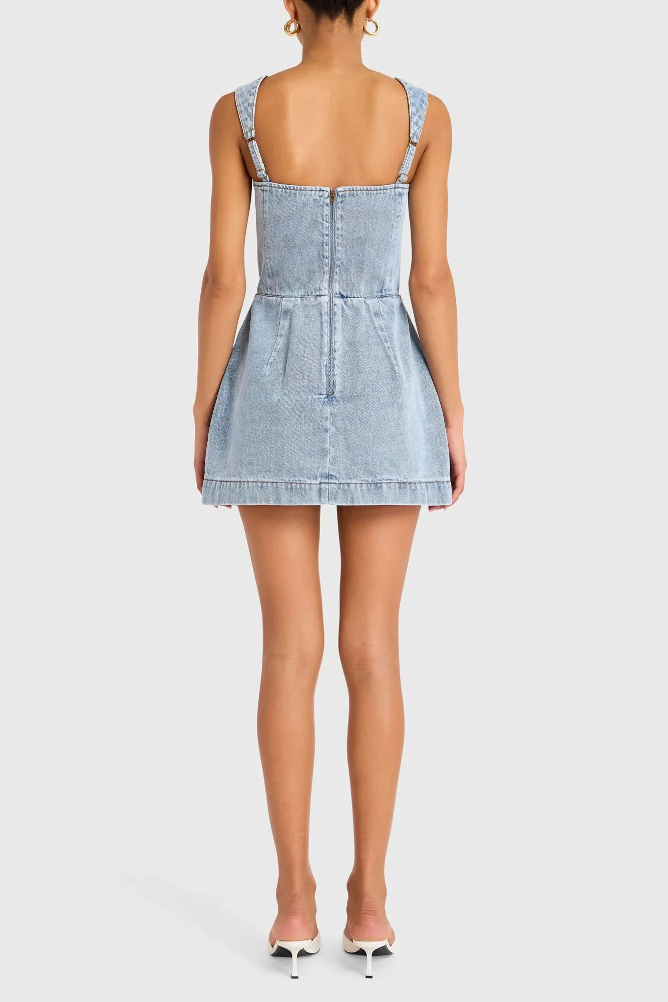 Bethany Skort Romper in Destiny Wash