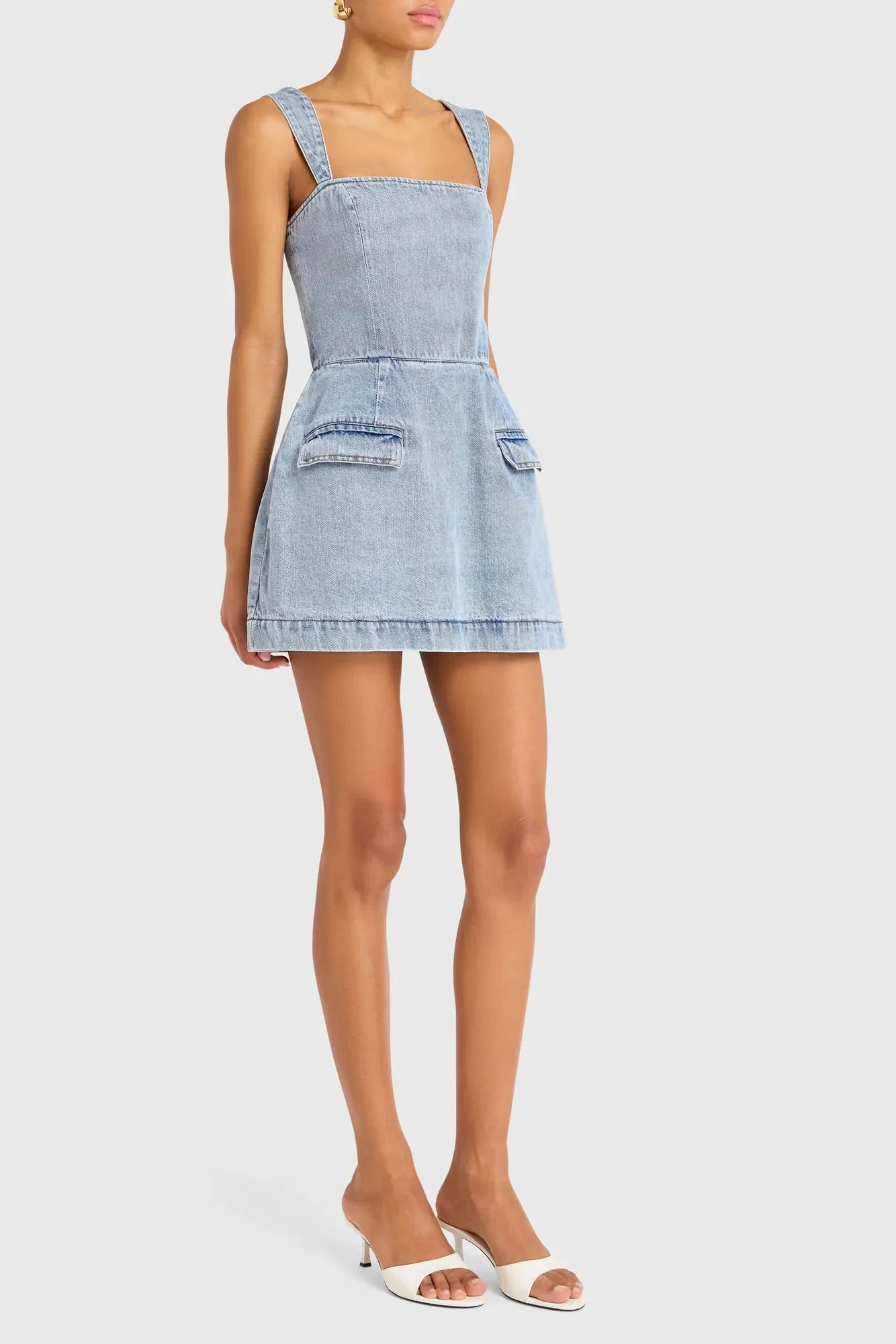Bethany Skort Romper in Destiny Wash