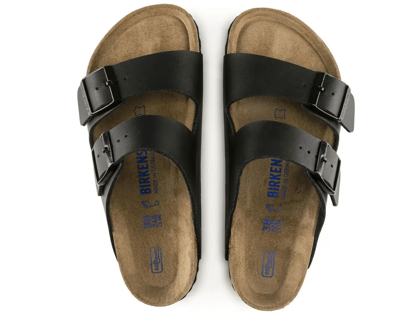 Birkenstock: Arizona SFB Black BFLOR