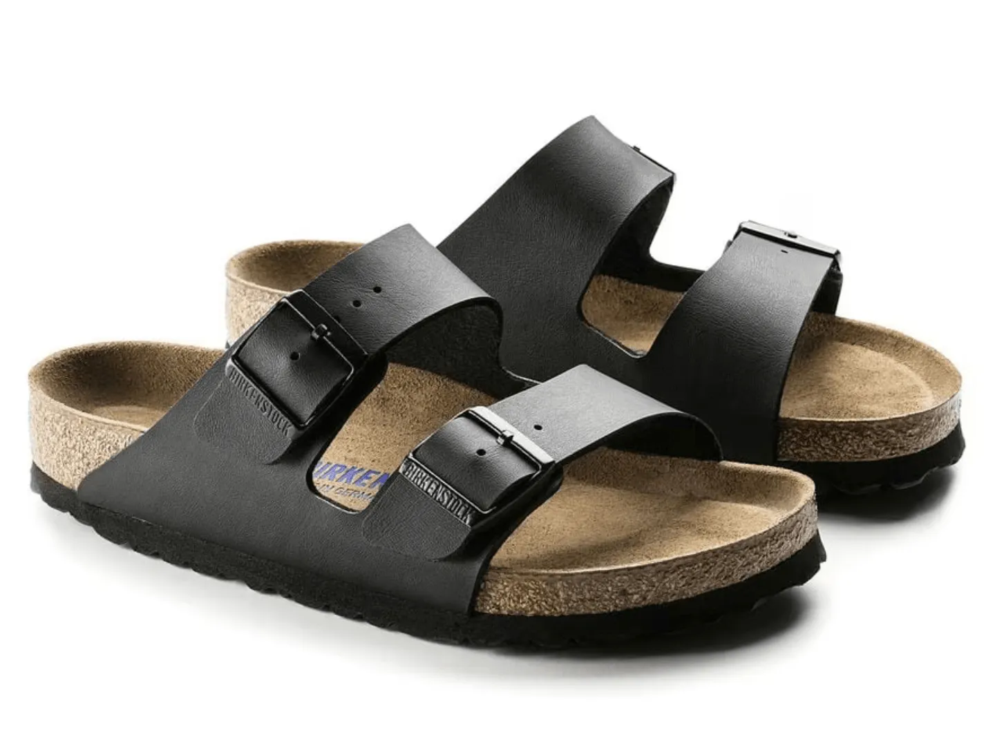 Birkenstock: Arizona SFB Black BFLOR