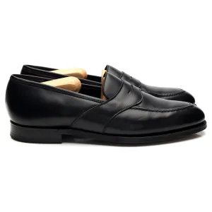 'Bradley' Black Leather Loafers UK 7.5 E