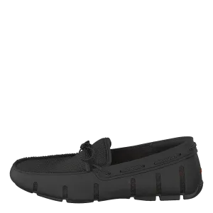 Braided Lace Loafer Black