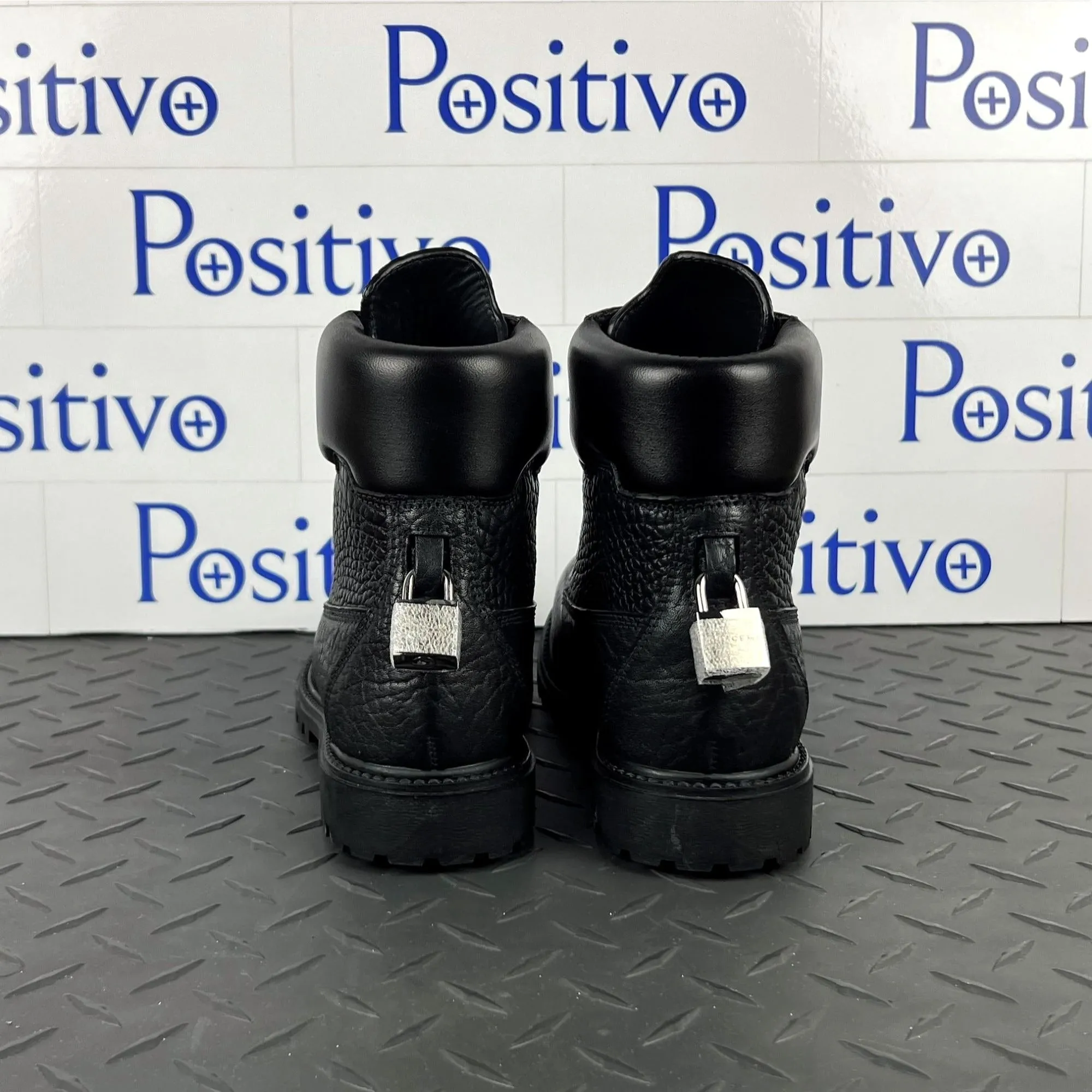 Buscemi Women's Site Boot Black Leather Boots SAMPLE