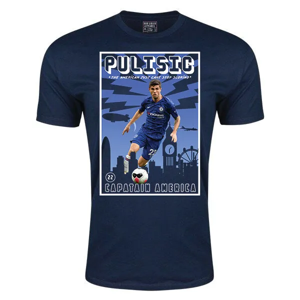 Christian Pulisic "Captain America" Chelsea T-Shirt