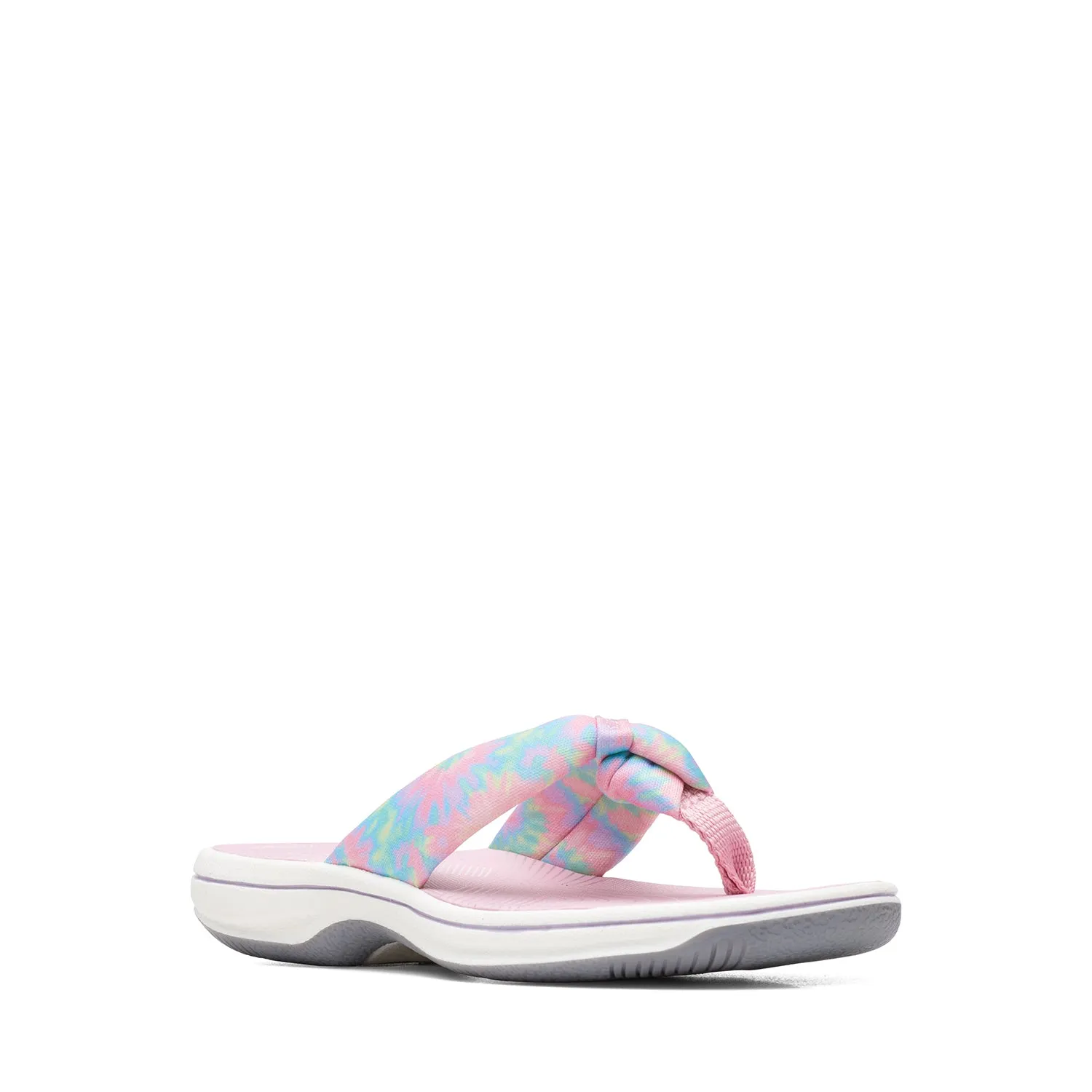 CLARKS GIRLS BRINKLEY TYE  KID. (STANDARD FIT)