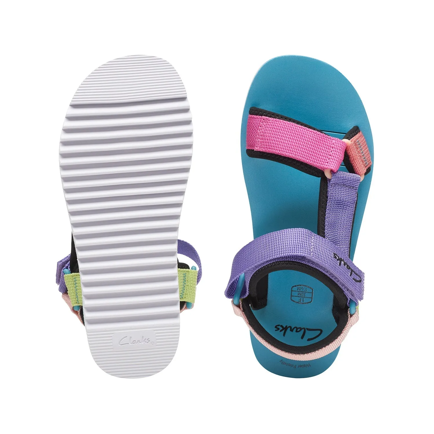 CLARKS GIRLS PEAK WEB OLDER. (STANDARD FIT)