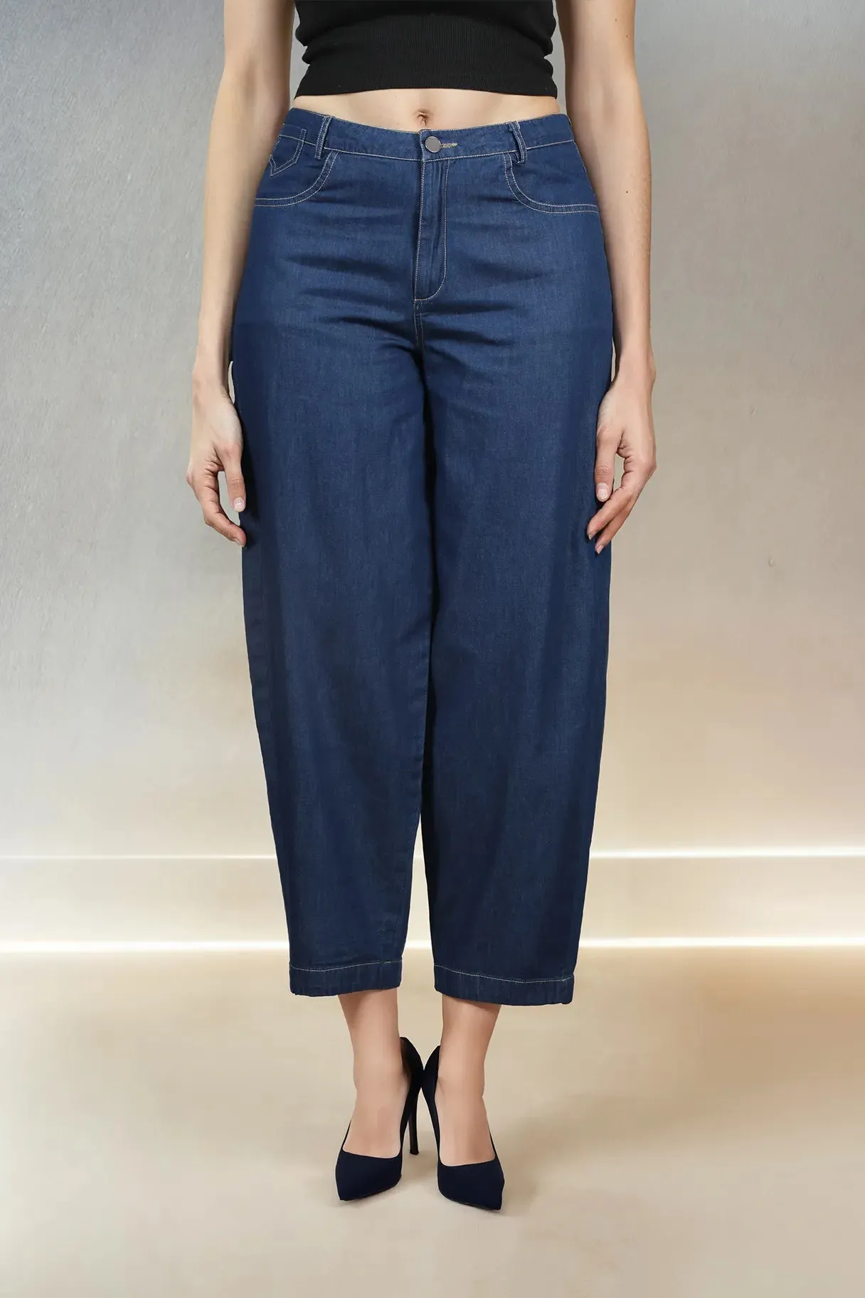 Denim Cone Trousers