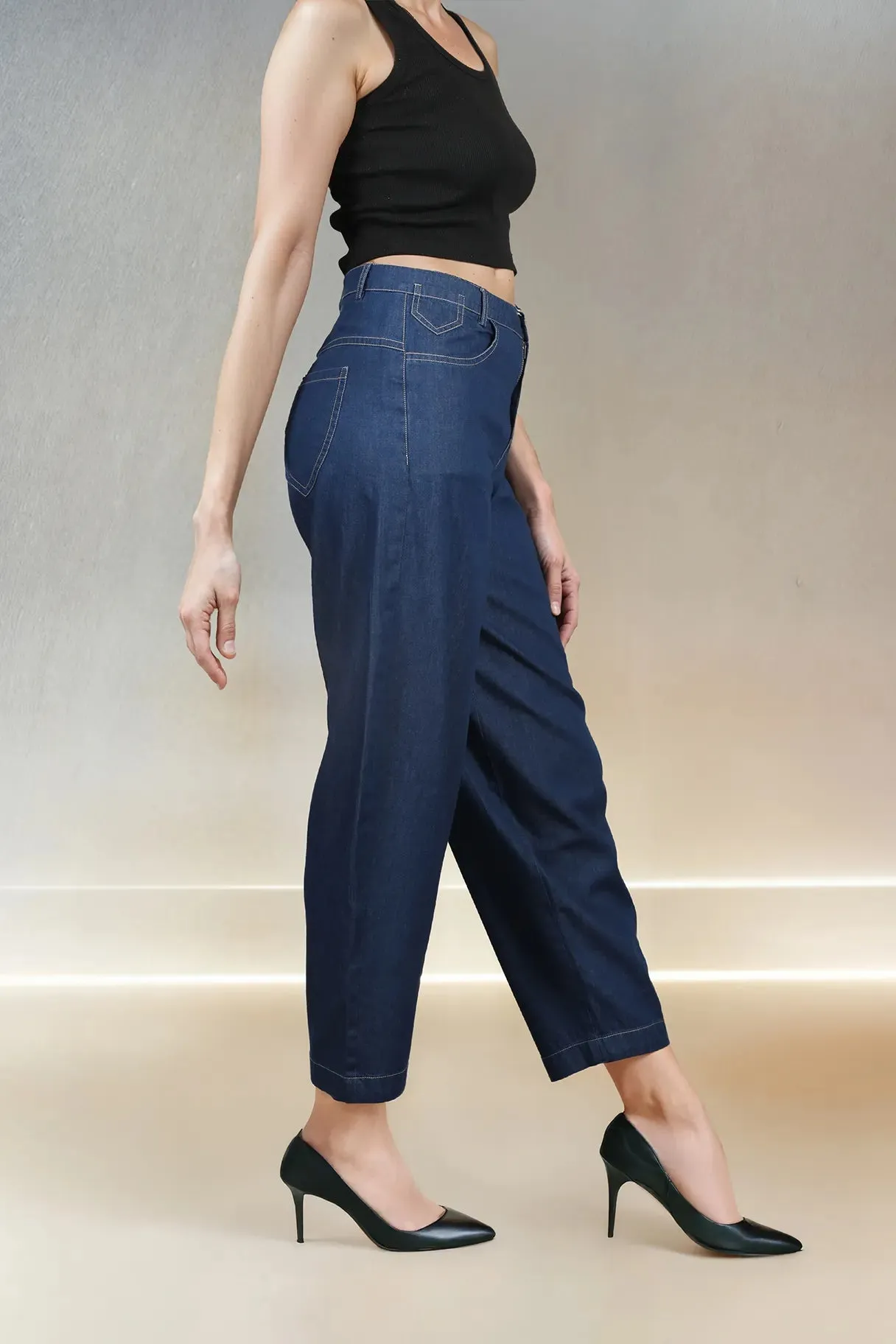 Denim Cone Trousers