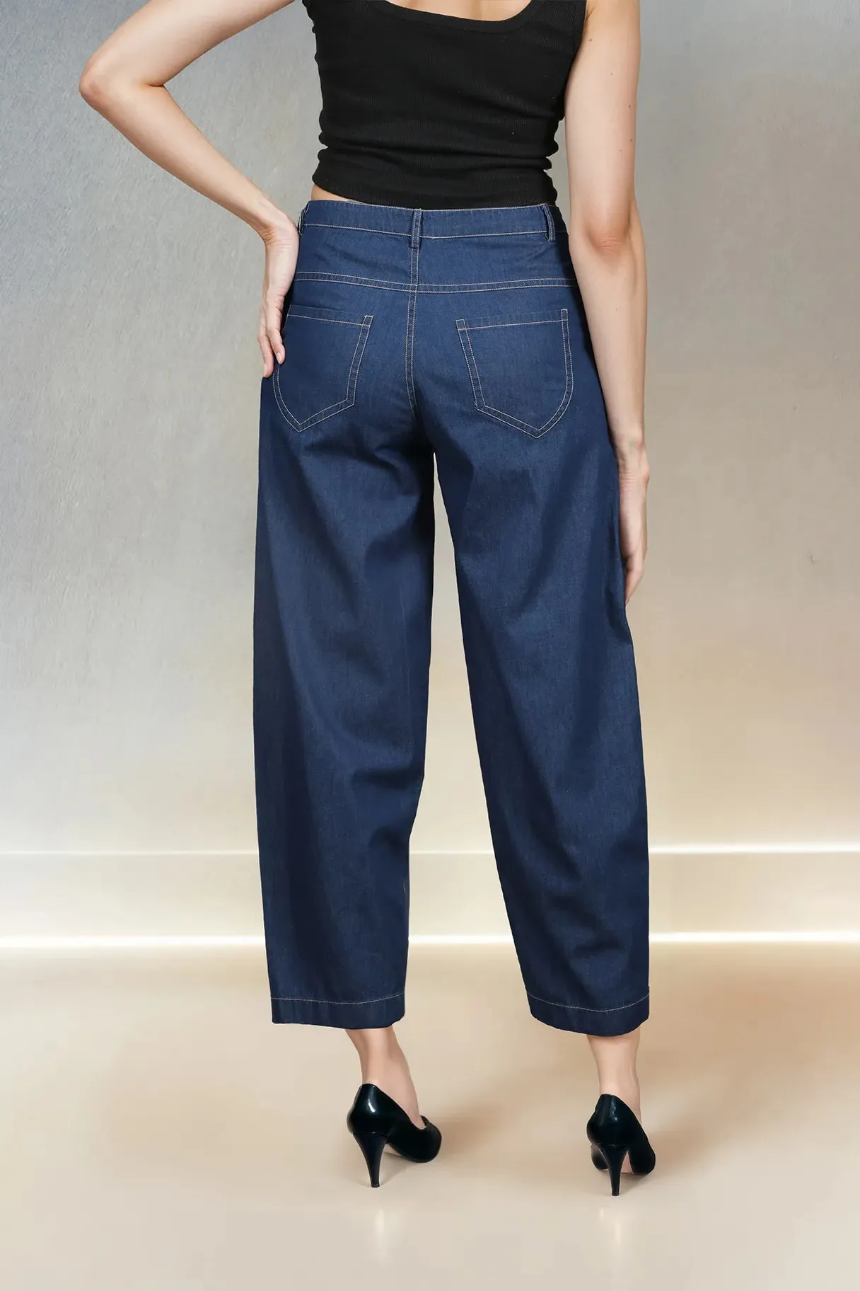 Denim Cone Trousers