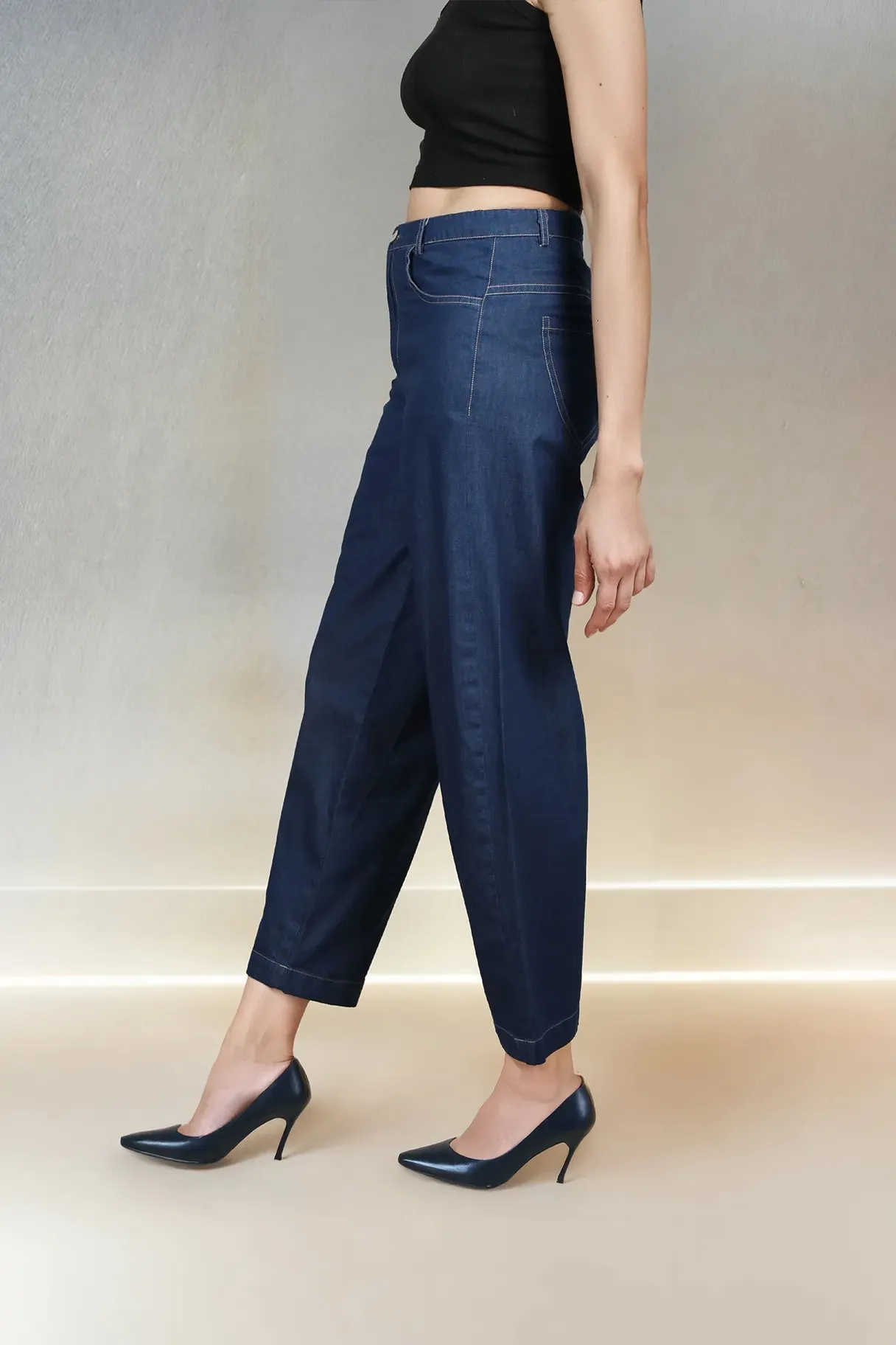 Denim Cone Trousers