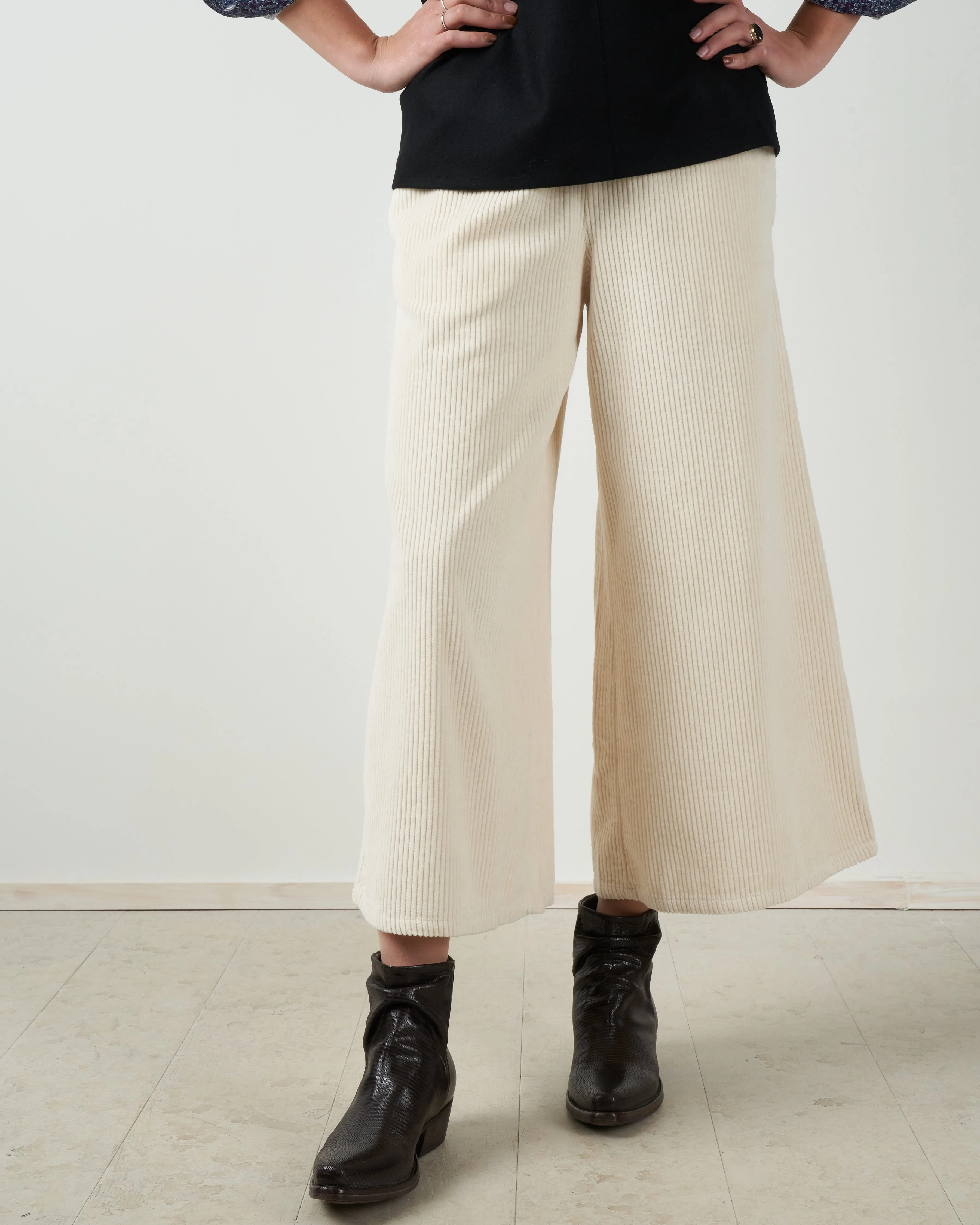 elle pant - winter white