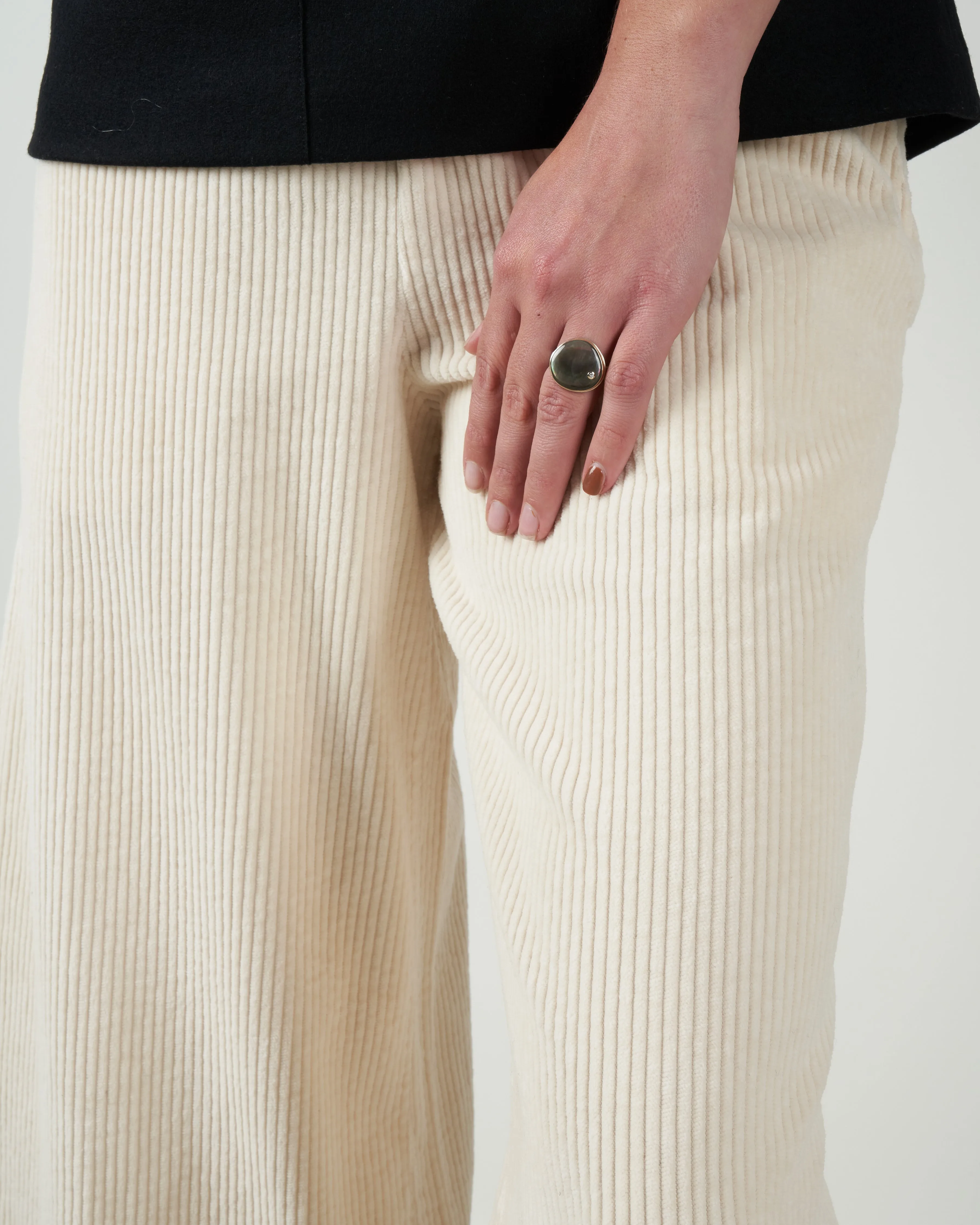 elle pant - winter white
