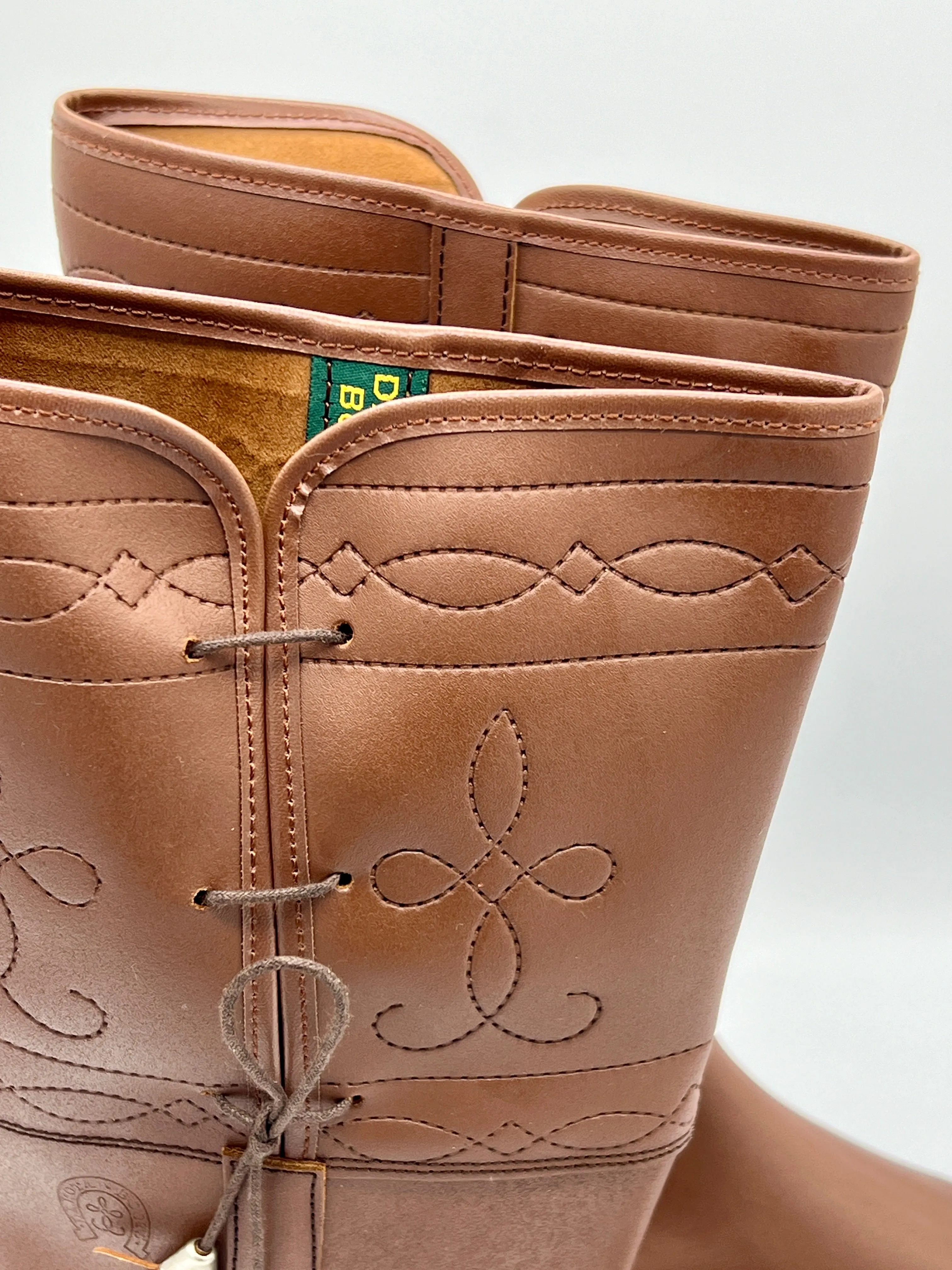 Equestrian Midcalf Leather Boot