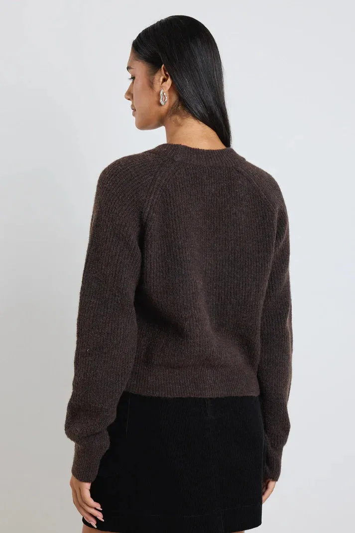 Essence Chocolate Knit Cardigan