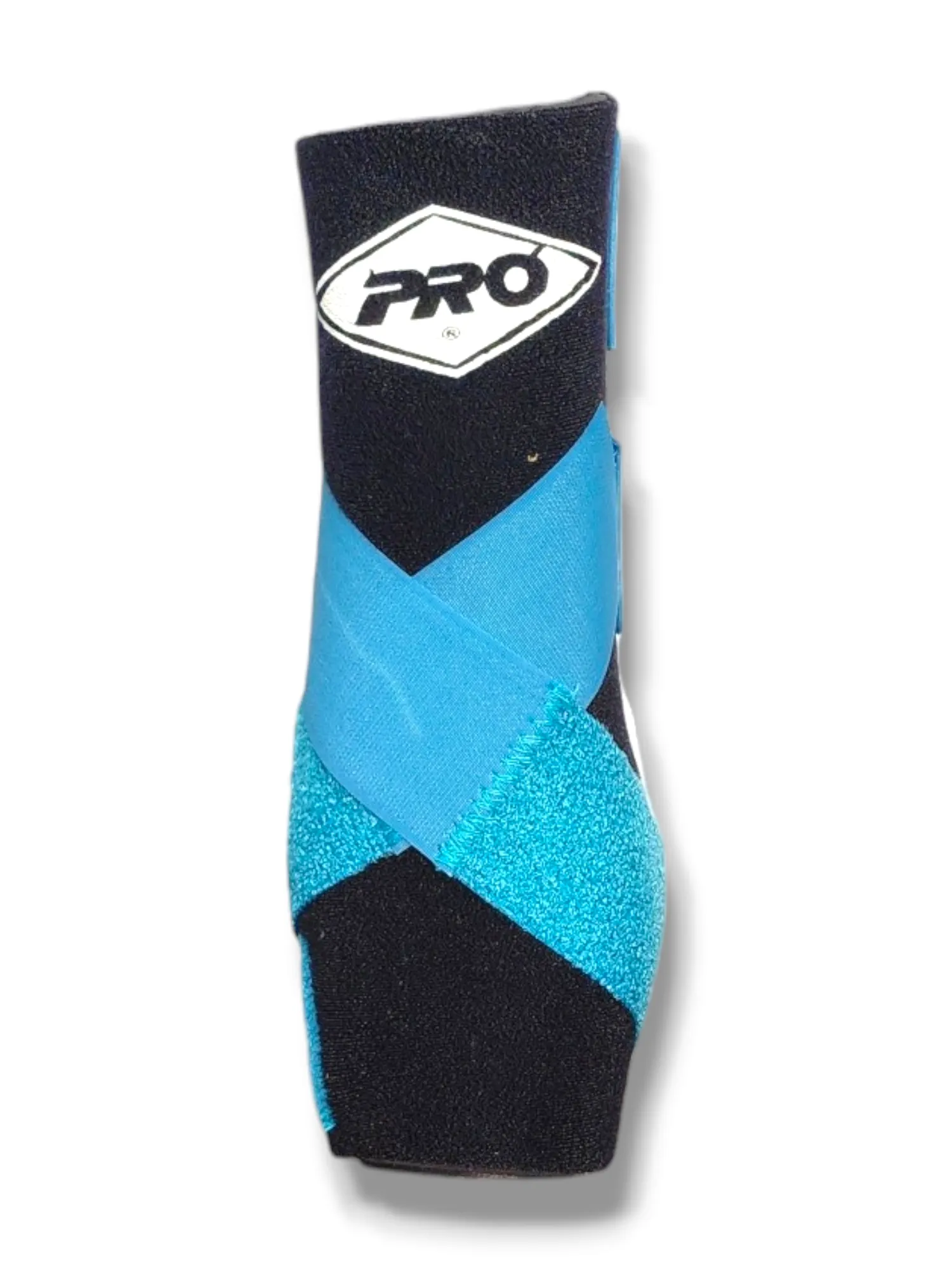 H20 Front - Black with Turquoise Straps