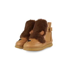 Kapi Exclusive Booties | Leo | Camel Classic Leather