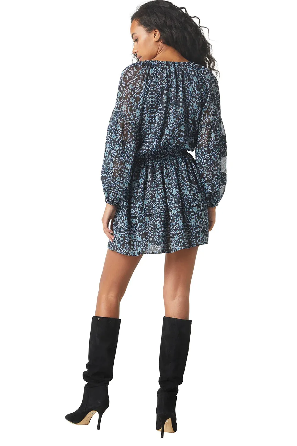 Karlina dress - nightshade flora