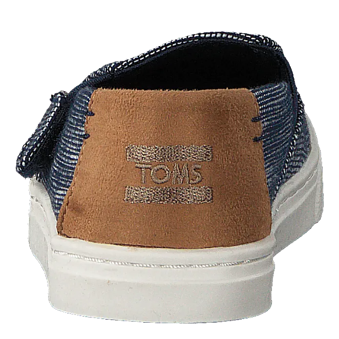 Luca Tiny Navy Striped Chambray