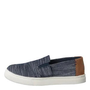 Luca Tiny Navy Striped Chambray