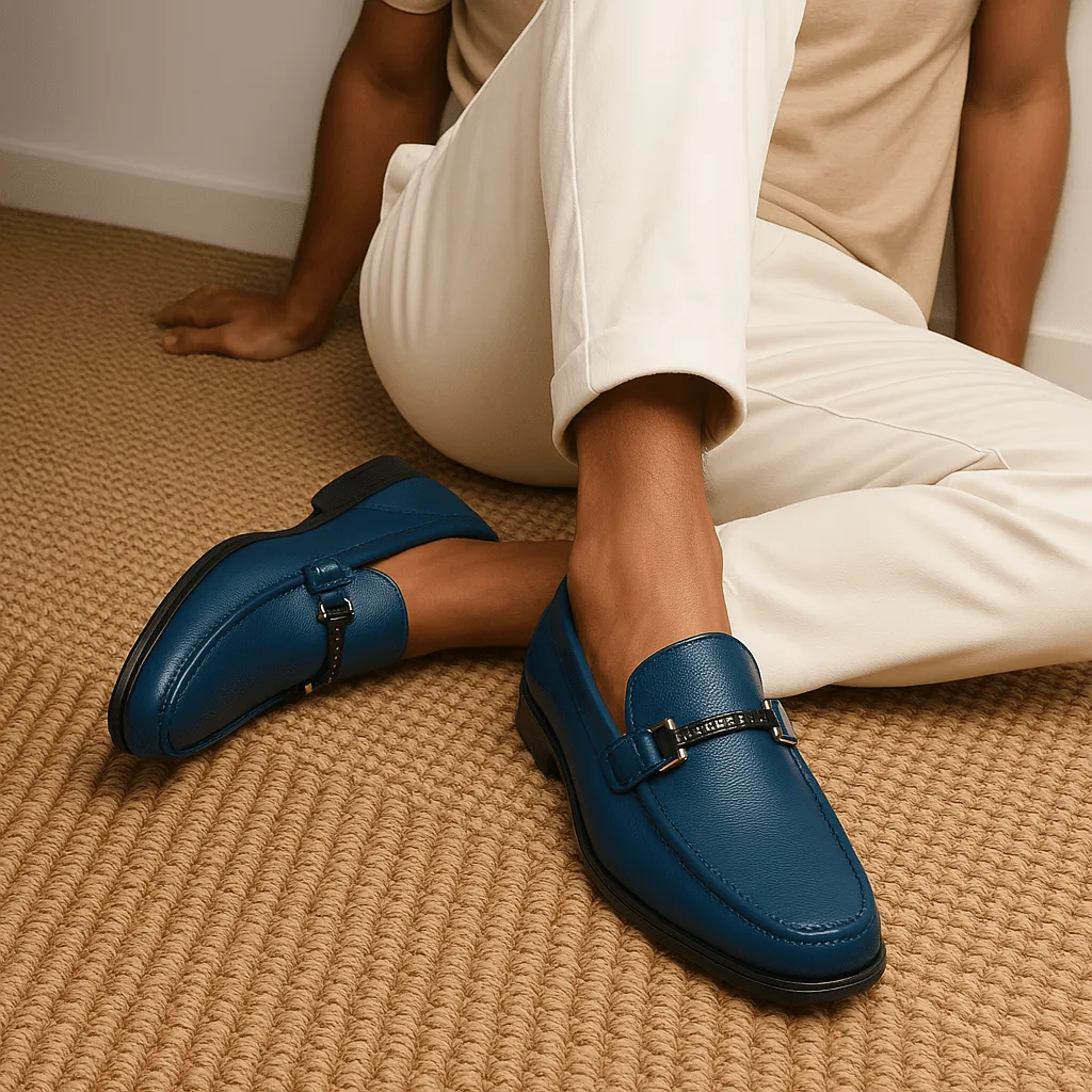 LumiNovi | The Business Leather Loafers
