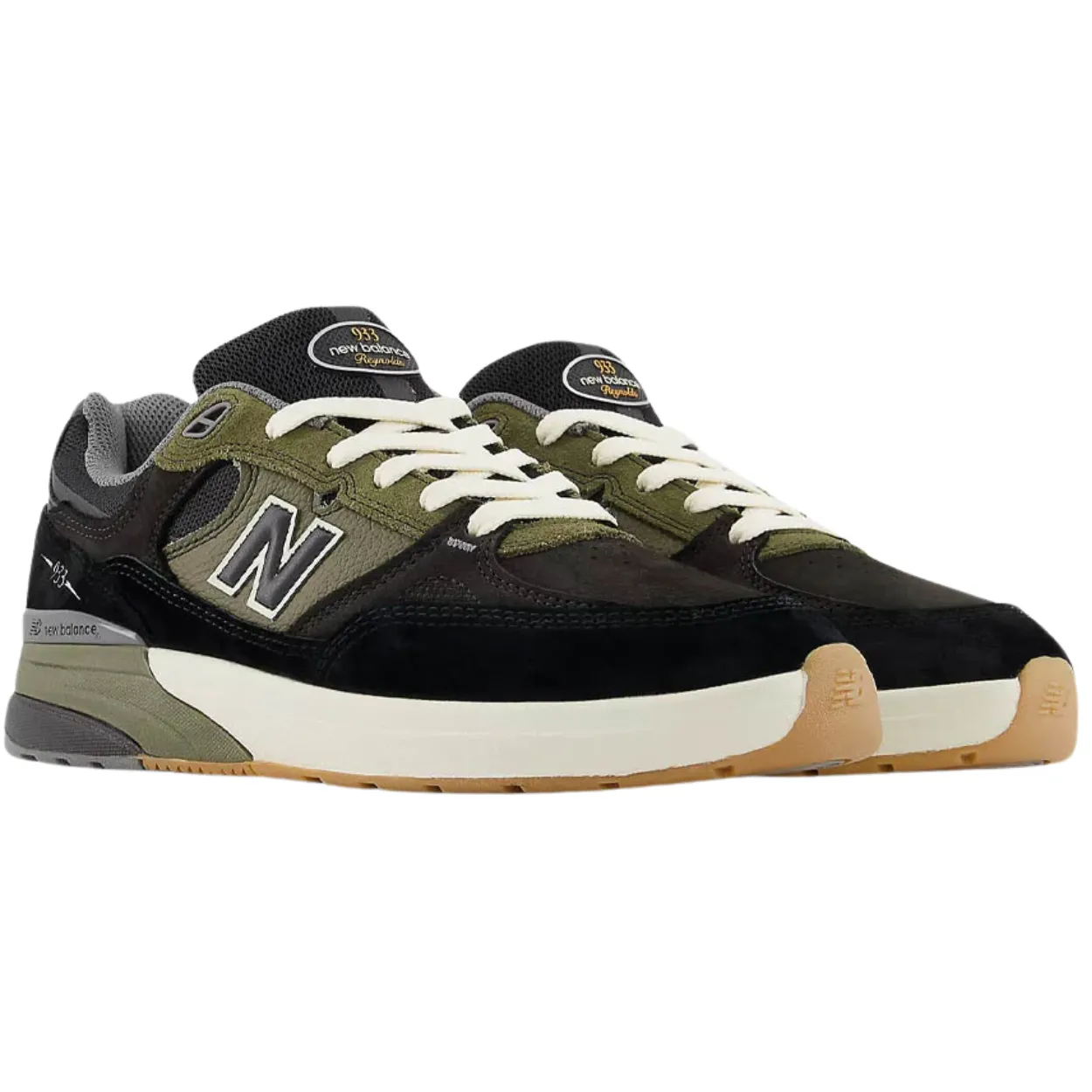 New Balance Numeric 933 NM933BST Andrew Reynolds Skate Shoes | Black & Olive