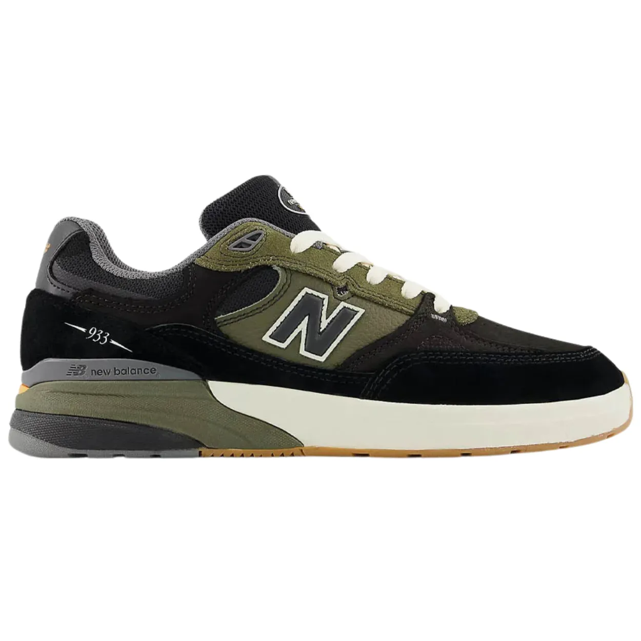 New Balance Numeric 933 NM933BST Andrew Reynolds Skate Shoes | Black & Olive