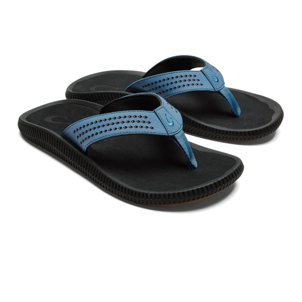 OluKai Men's Ulele Sandals in Blue Fog