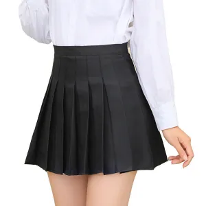 Plaid Charm Pleated Skirt
