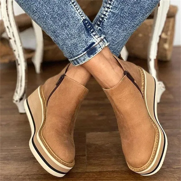 Sienna | Chic Platform Ankle Boots