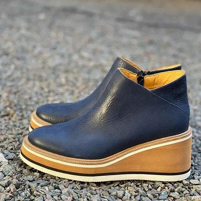 Sienna | Chic Platform Ankle Boots