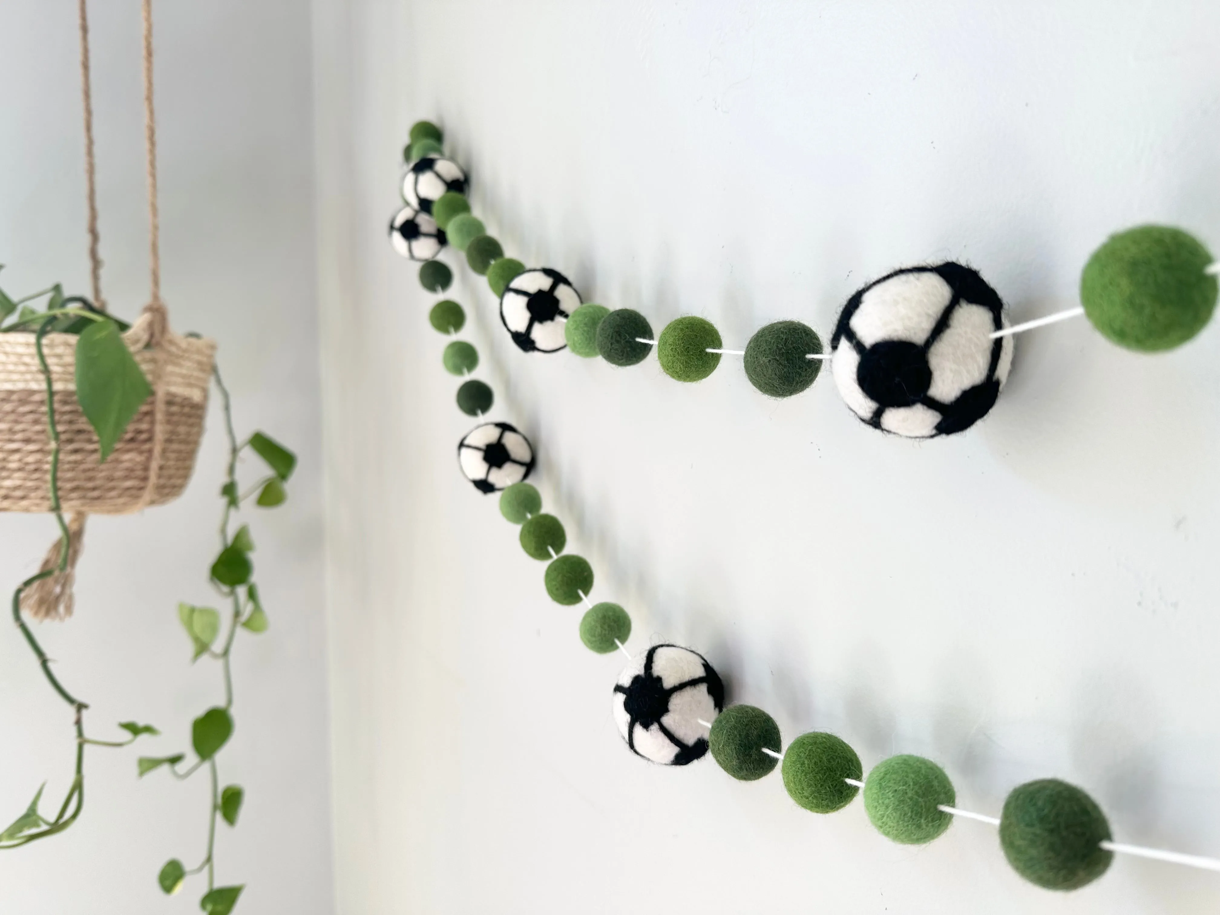 Soccer Field Garland