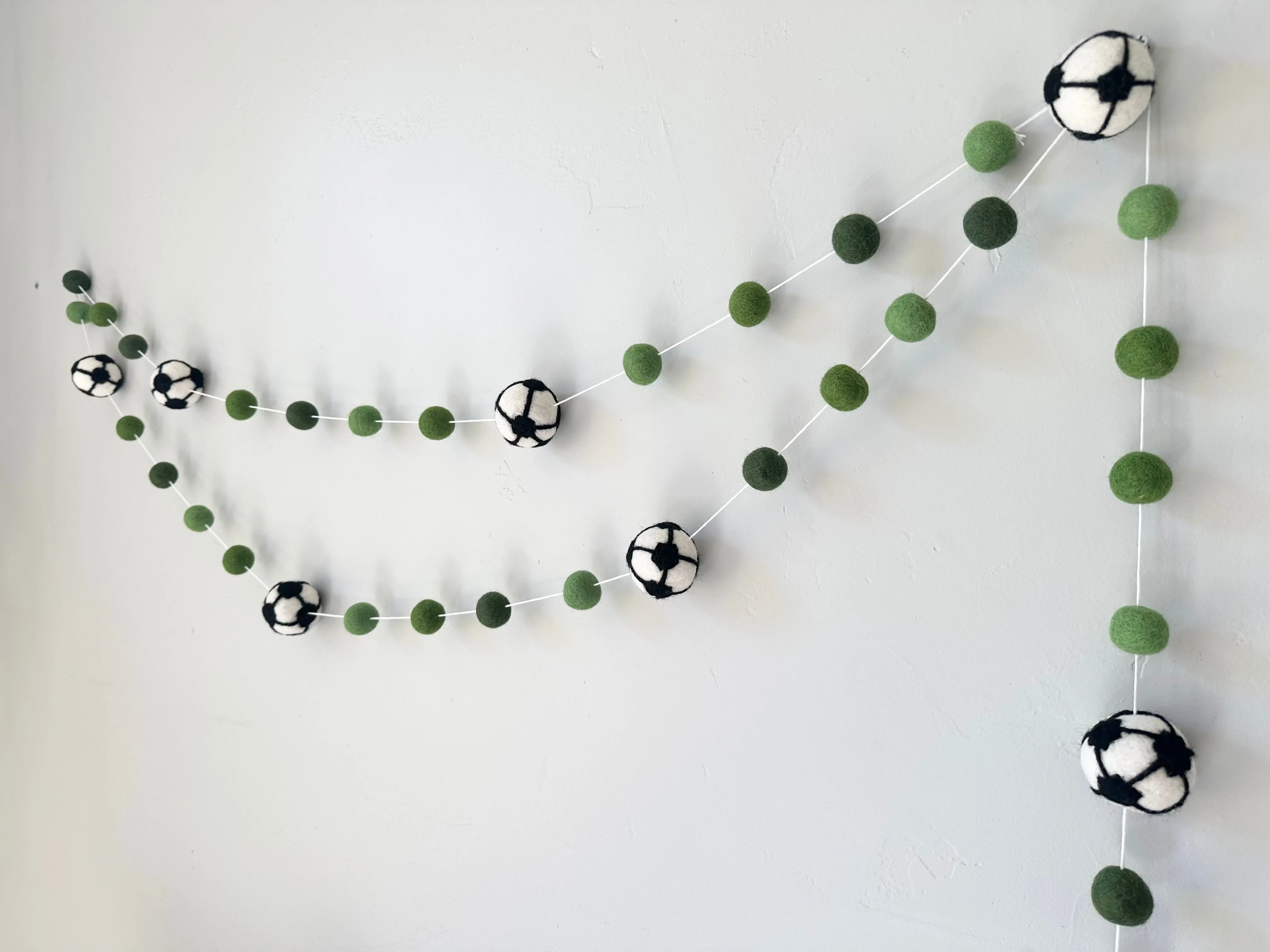 Soccer Field Garland