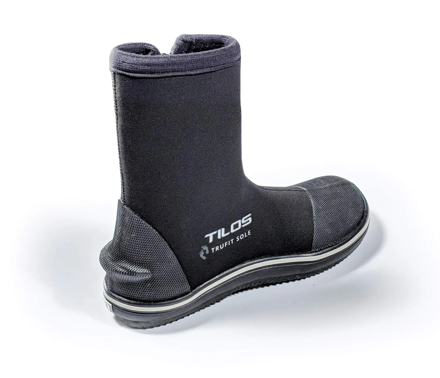 Tilos TruFit Dive Boots, First Truly Ergonomic Scuba Booties, Available in 3mm Short, 3mm Titanium, 5mm Titanium, 5mm Thermowall, 7mm Titanium