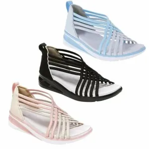 Waterproof, sporty step-in sandal