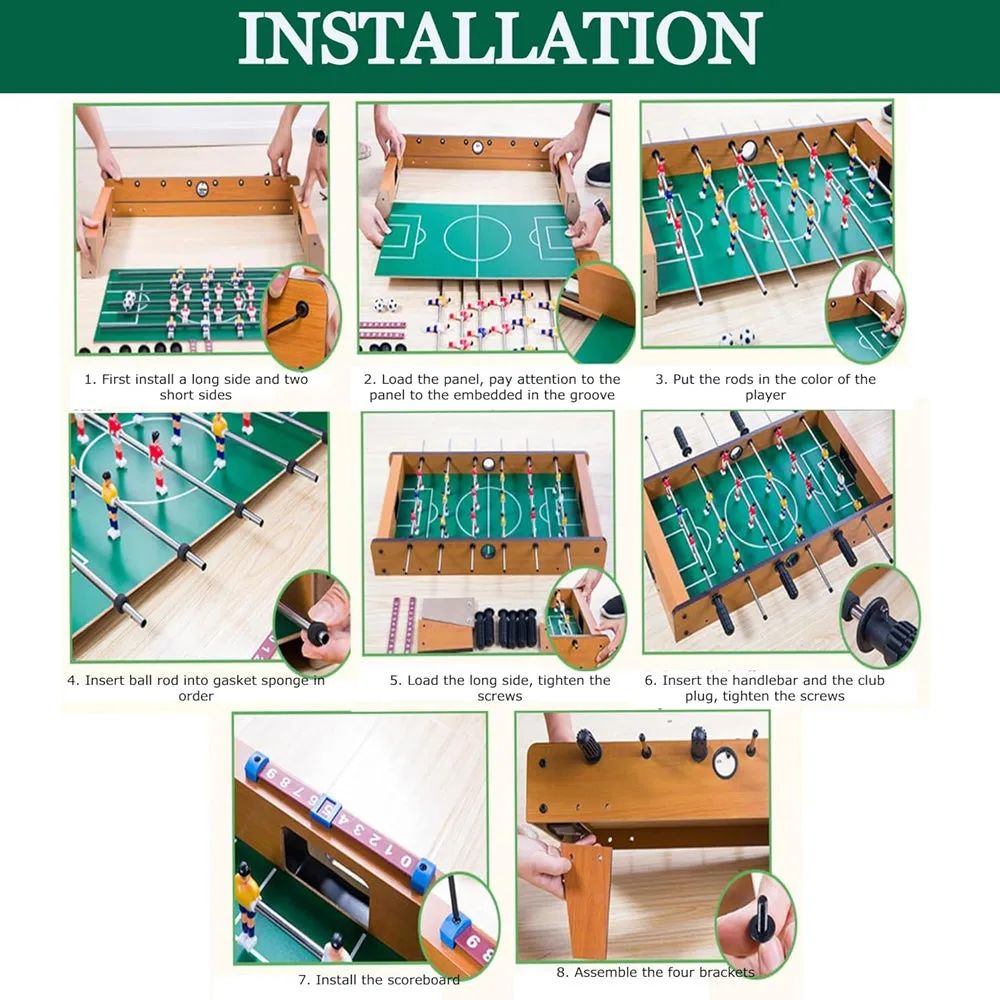 Wooden Soccer Football Game Best For Indoor Activity